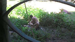 My buddy spied on lusty mature couple fucking missionary in Ukraine