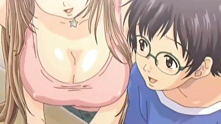 one guy one girl both pervs - big tits hentai