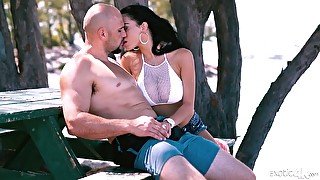 Well stacked Latin seductress Victoria Vice is fucked by bald headed dude J Mac