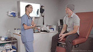 Dude gets extra special medical exam and that doctor knows how to fuck