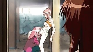 Hot anime lesbians licking