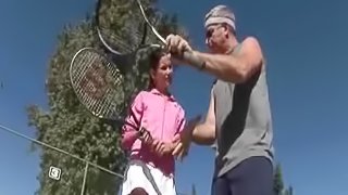 Teen Brunette Is FUcked BY Her Honry Tennis Coach