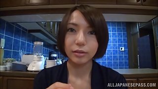 Ayumi Takanashi hot Asian milf in sexy lingerie fucks