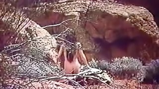 Stefanie Powers Bathing on the Rocks