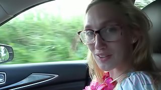 Victoria fucks you all day and eats your cum in the car.