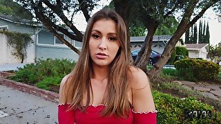 Dude picks up pretty stranger and fucks her deep throat and wet pussy on POV camera