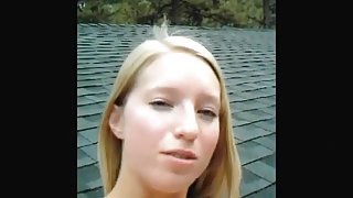 Hot blonde american girl masturbation sextape compilation for her bf