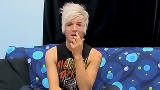 Austin strokes his rock hard cock for a breath taking 12 minutes.