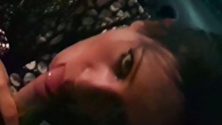 MESSY POV BLOWJOB FROM THE QUEEN OF THE PARKING LOT. Part 2