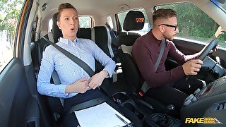 Fake Driving School - Lick My Pussy To Calm Me Down 1 - Emylia Argan