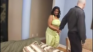 A BBW Indian girl loves white dick so much she needs two guys at once