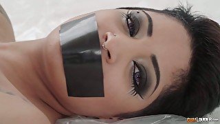 Kinky Brazilian busty slut Ray Golden turns fuck into a masterpiece