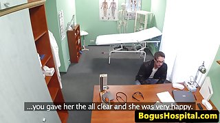 Real euro patient pussyfucked by doctor