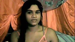 Delicious and genuine Desi young hottie on webcam show