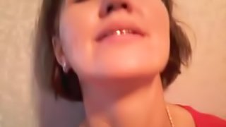 Mature Russian woman loud fucks with her husband