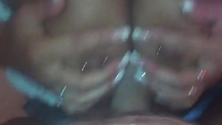 Blonde Prostitute Titfuck Facial