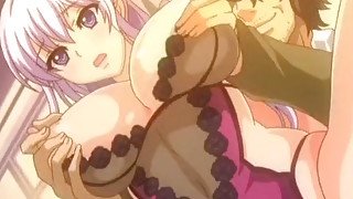 Incredible anime clip with big tittied petite bitch having hot sex