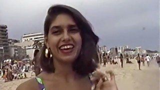 Sensational Brazilian exquisite young babe from the beach