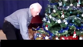 Christmas - grandpa and grand daughter PART1