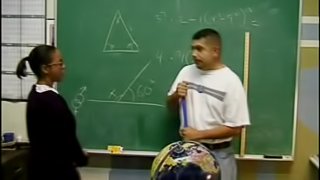 Horny Latina schoolgirl is riding her teacher in class