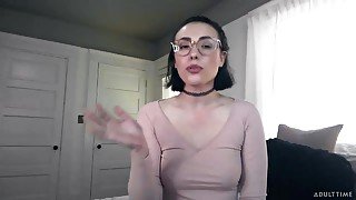 Casey exploring her sexuality on webcam and masturbating like a pro