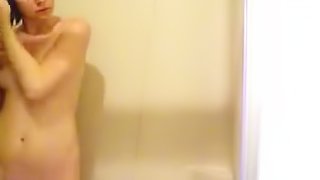 Teen Chick Gets All Soked up and Sexy in the Shower