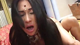 Super delicious busty Indian gal gets her stretched anus fucked