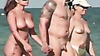 Nude beach with fat broads1