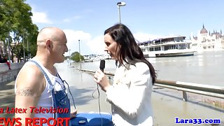 British news lady enjoys hardcore fuck after interview