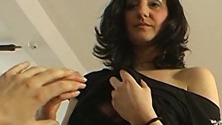 Busty czech chick does hot lapdance