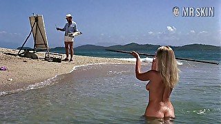 Beach nude scenes with perfectly shaped beauty are must see