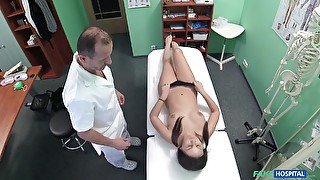 Fake Hospital - Black Haired Student Wants Knob 1