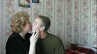 Pale skin chubby granny from Russia topped my cock and fucked hard