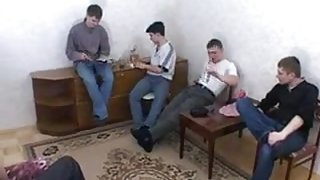 Mature Russian In A Gang Bang