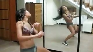 Breath-taking solo scene with my friend dancing and twerking