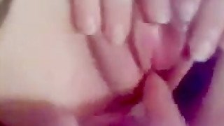 White slut get her pussy and her ass finger fucked