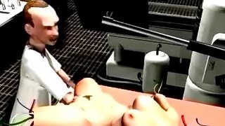 Spicy beauty is getting fucked on the space station in 3D porn