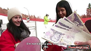 Czech Girl Didn't Mind To Suck Cock For Cash