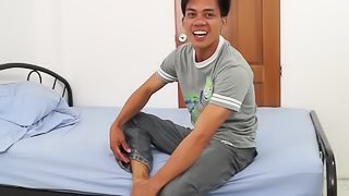 Asian Twink Argie Foot Fetish Jerk Off