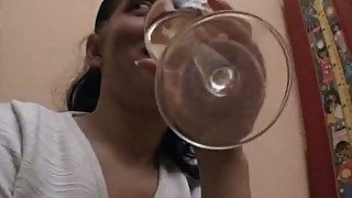 Spunky amateur takes money and shows her humps on camera