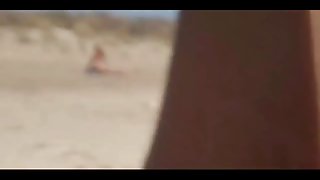 Couple split by Strangers on a nude beach