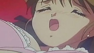 Well-shaped hentai beauty moans while being fingered and fucked doggy