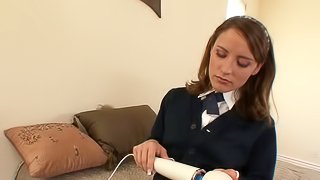 Austyn Summer lets a dude toy, fist and fuck her pussy