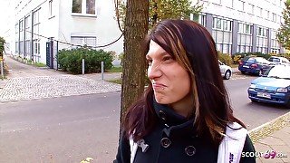 German College Girl Pickup And Have Intercourse By Huge Male Pole Casting
