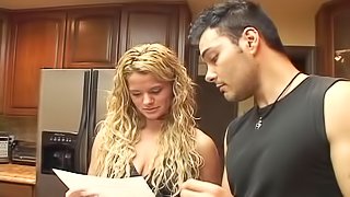 Tara Amorel the curly blonde gets fucked brutally