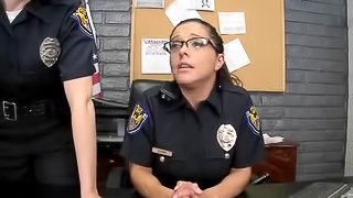 Two Hot and Horny Police Officers Fucking Two Criminal Cocks