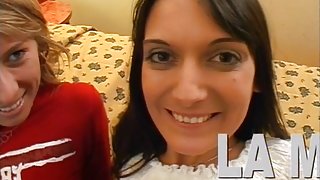 Two hotties enjoy a hard POV anal action