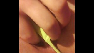 Marizza finger fucks her tight pussy