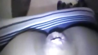 Dude fucks his gf pov anally and has a shitty accident