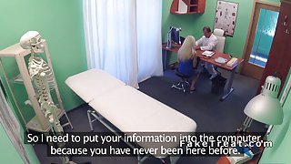 Doctor bangs tattooed blonde in hospital